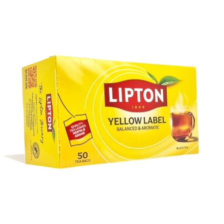 Herbata czarna Lipton YELLOW LABEL 50 torebek